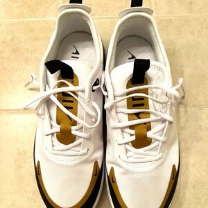 Nike Air Max Dia White and Gold metallic Women's Sneakers
